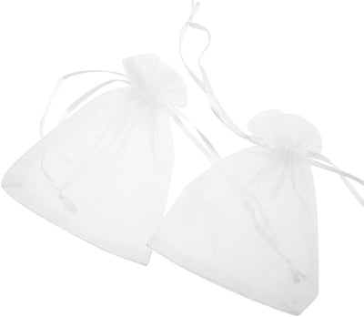 Organza Blanca 4"x5 10pcs