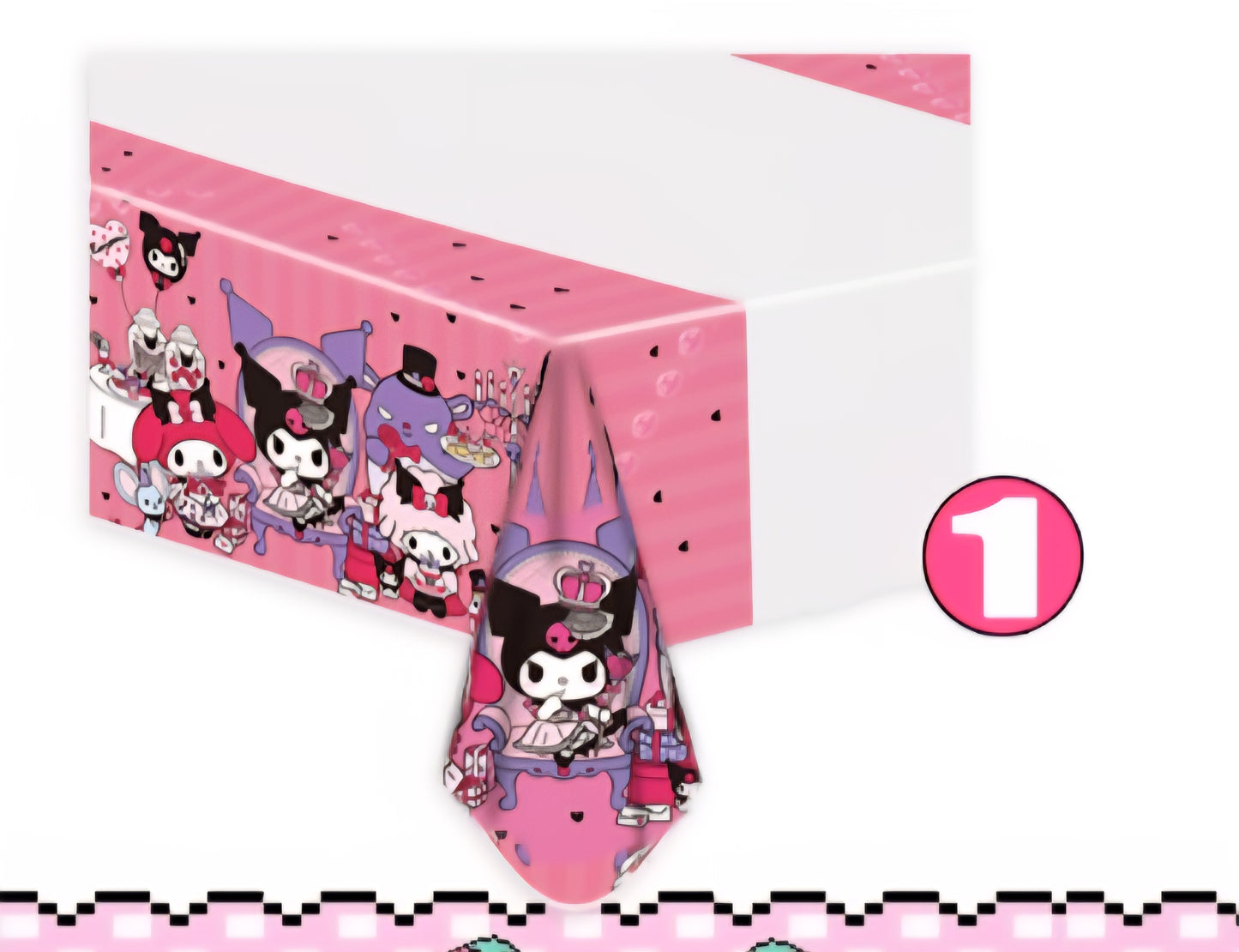 Kuromi Birthday Decoration - Mantel (x1u)