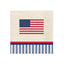 Americana Stripe Beverage Napkins 16pcs