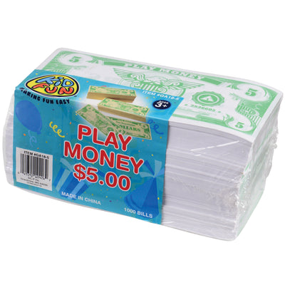 Play Money/$5.00/1000 Per Pkg