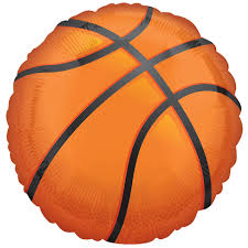 Basketball Foil Balloons Bouquet 5pcs