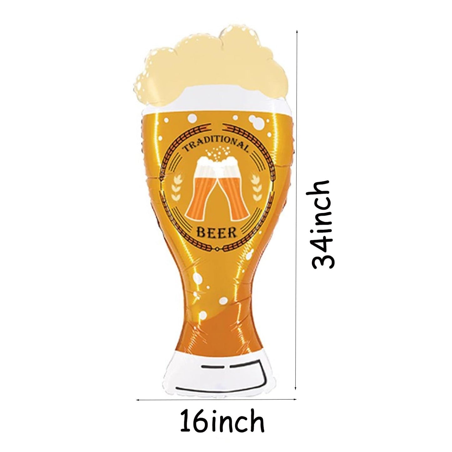 Beer Cup Foil Balloon 34" 1pcs