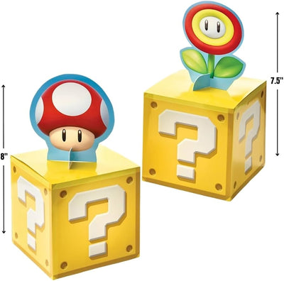 Super Mario Bro Centerpiece kit 4 pcs
