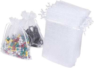 Organza Blanca 4"x5 10pcs
