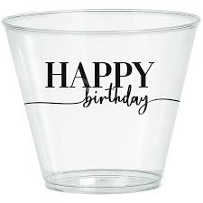 Party Of The Ages Plastic Tumblers 9oz 16pcs