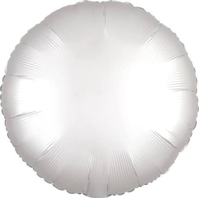 Babaloon Circle White Foil Balloon 16