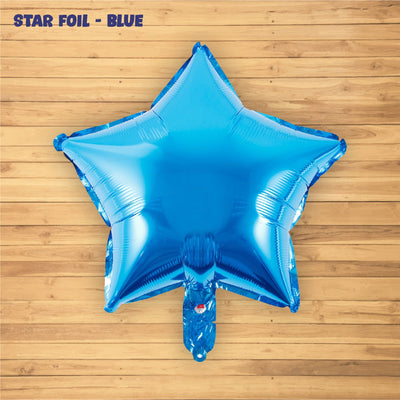 Star Blue Foil Balloon 18"