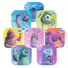 Monsters Inc. Platos 7" (x8u)