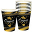 Gold Vasos Graduation Party 9oz (x8u)