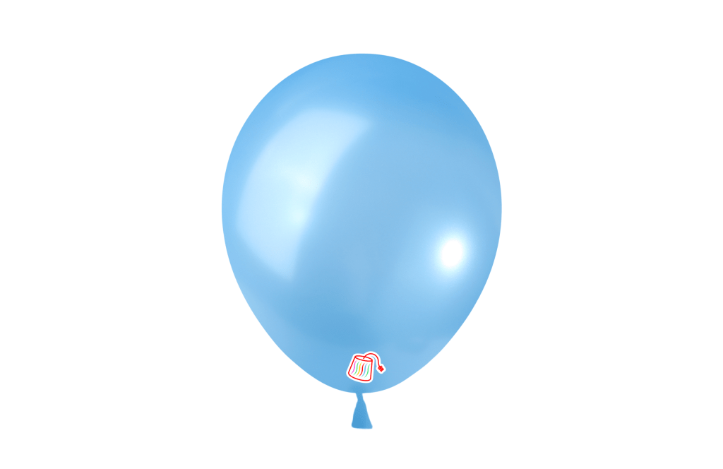 Latex Balloon 12" Pearl Baby Blue (x12u)