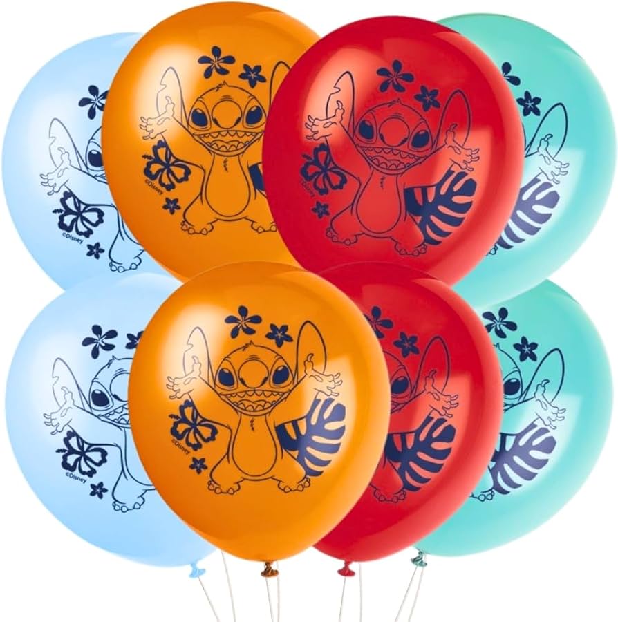 Stitch Latex Balloons 8pcs