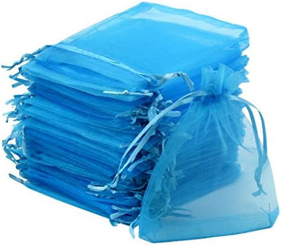 Organza Turquoise 5"x7" 6 pcs