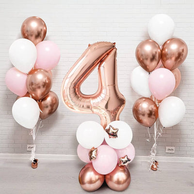 Supershape Foil Balloon #4 Rose Gold