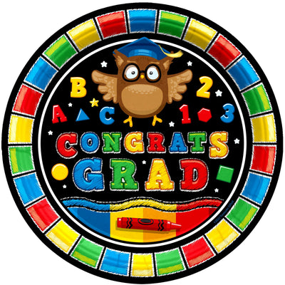 Kindergarten Platos Graduation Party 7" (x8u)