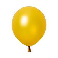 Browny Latex Balloons 12" Gold 15pcs
