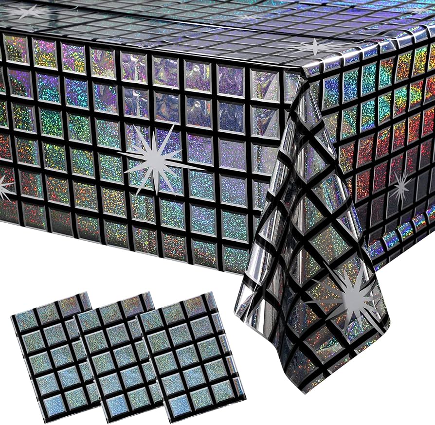 Disco Plastic Tablecover 1pcs