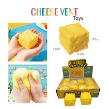 Cheese Vent Squishy Toy 1pcs