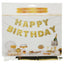 Golden Age Birthday Fringed Letter Banner
