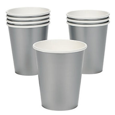 Silver Cups 9oz 8pcs