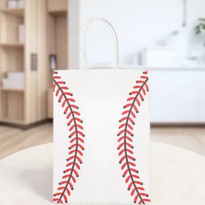 Baseball Kraft Bags 8pcs