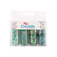 Set Confetti Glitter Verde 4pcs