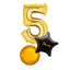 Supershape Foil Balloon #5 Gold
