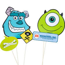 Monsters Inc. Photo Props 14pcs