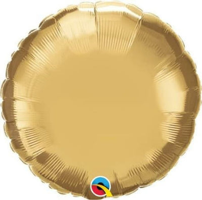 Circle Gold Foil Balloon 16"