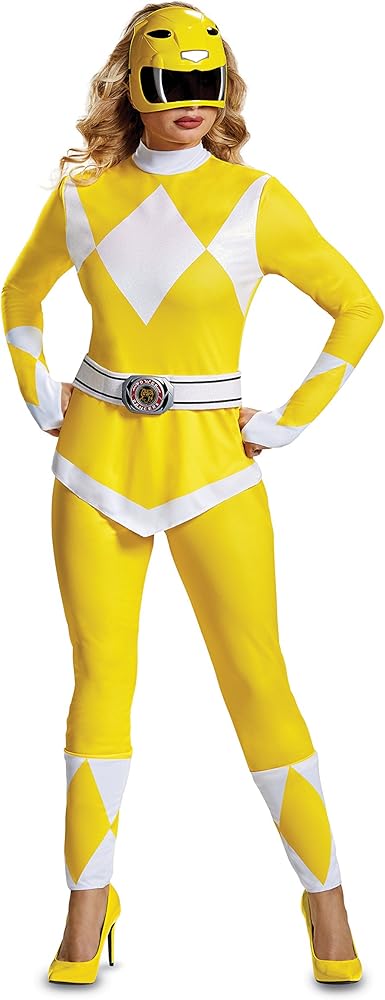 Power Ranger Costume Mujer Amarillo