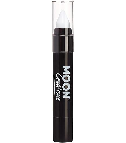 Monochrome Professional Body Crayons (White,Black,White) 3pcs