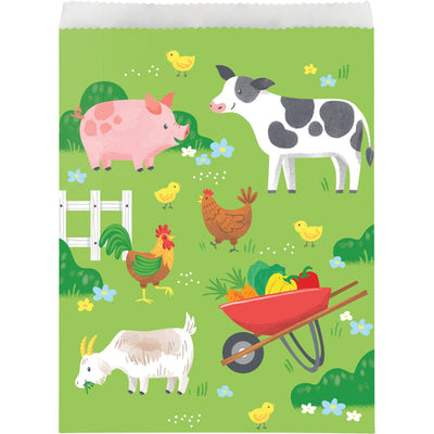 Farm Animals Treat Bags 8pcs