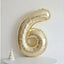 Supershape Foil Balloon #6 White Gold