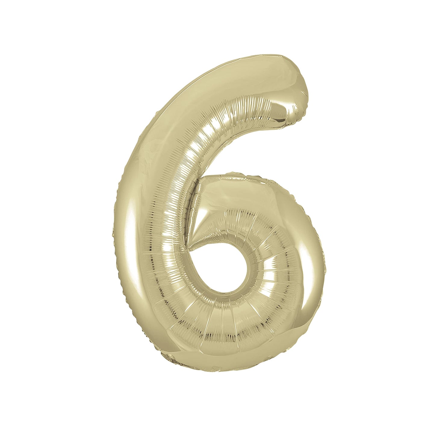 Number Solar Gold Foil Balloon 34"