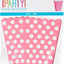 Hot Pink Dots Treat Boxes 8pcs