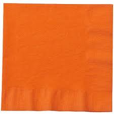 Orange Napkins 20pcs