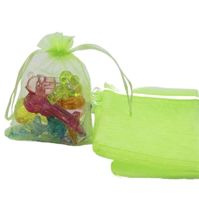 Organza Apple Green 4"x5" 10pcs