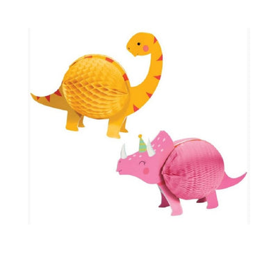 Centerpiece Girls Dino Party 2pcs