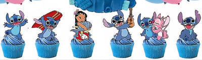 Stitch Birthday Decoration - Cup Cake (x1u)