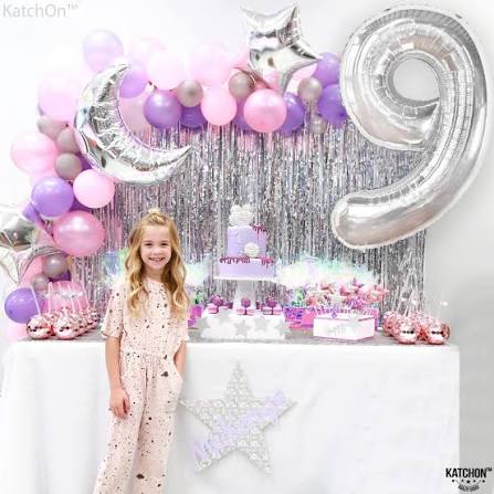 Supershape Foil Balloon #9 Silver