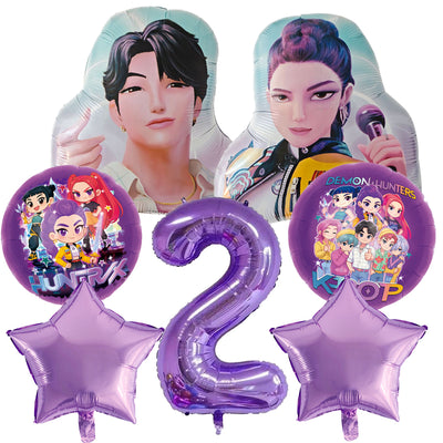 Globos Foil Kpop Demon Hunters Personajes (x1u)