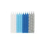 Blue, White & Gold Spiral Candles 24pcs