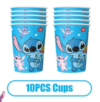 Stitch Birthday Decoration - Vaso (x1u)