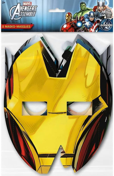 Avengers Party Masks 8pcs