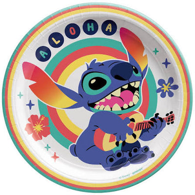 Stitch Paper Plates 7" 8pcs
