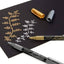 Simply A+ Metallic Permanent Marker Silver/Gold 2pcs