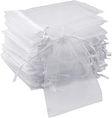 Organza Blanca 3"x4" 12pcs