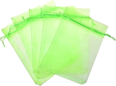 Organza Apple Green 4"x5" 10pcs