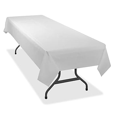 Plastic Tablecover White 54"x108"