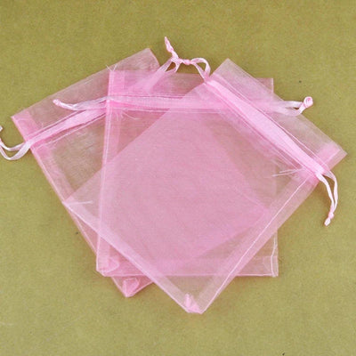 Organza Rosa Baby 4"x5" 10pcs