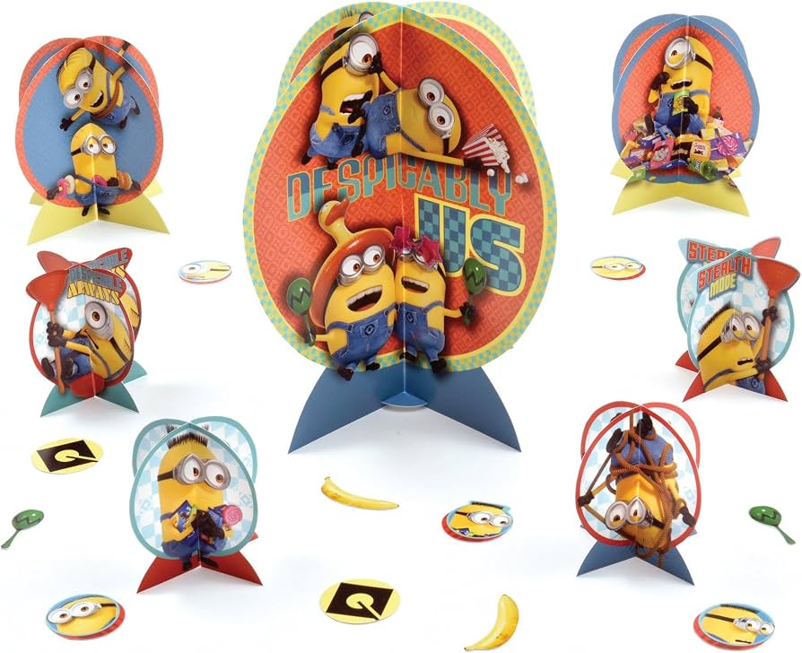 Despicable Me Minions Table Centerpiece kit